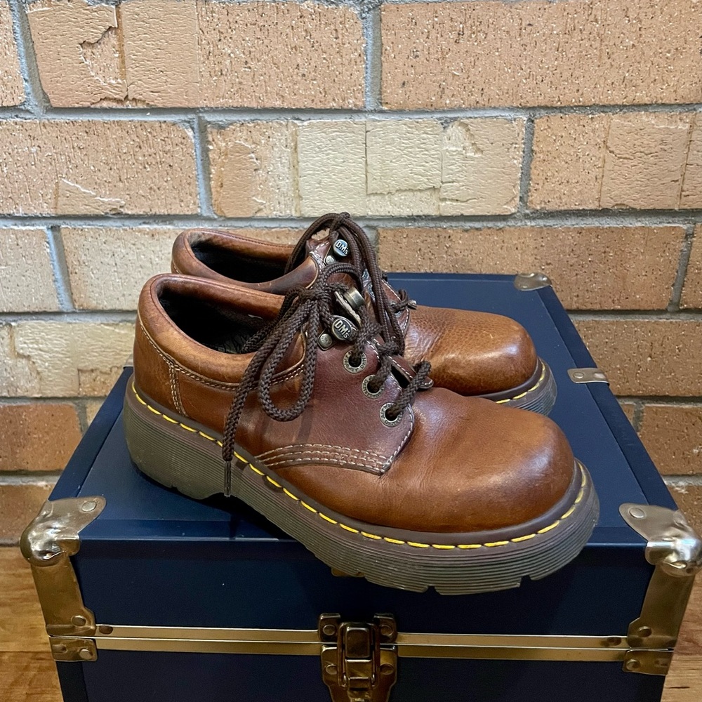 Vintage 90s Brown Dr. Marten Shoes